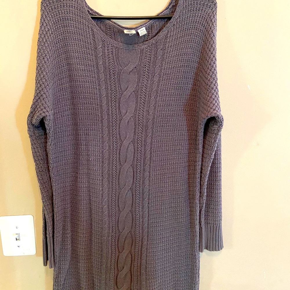 Gray Roxy sweater dress size medium